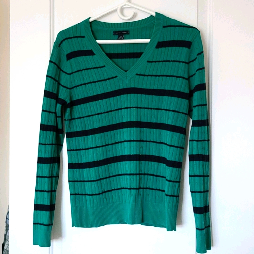 Tommy Hilfiger V Neck Sweater Large